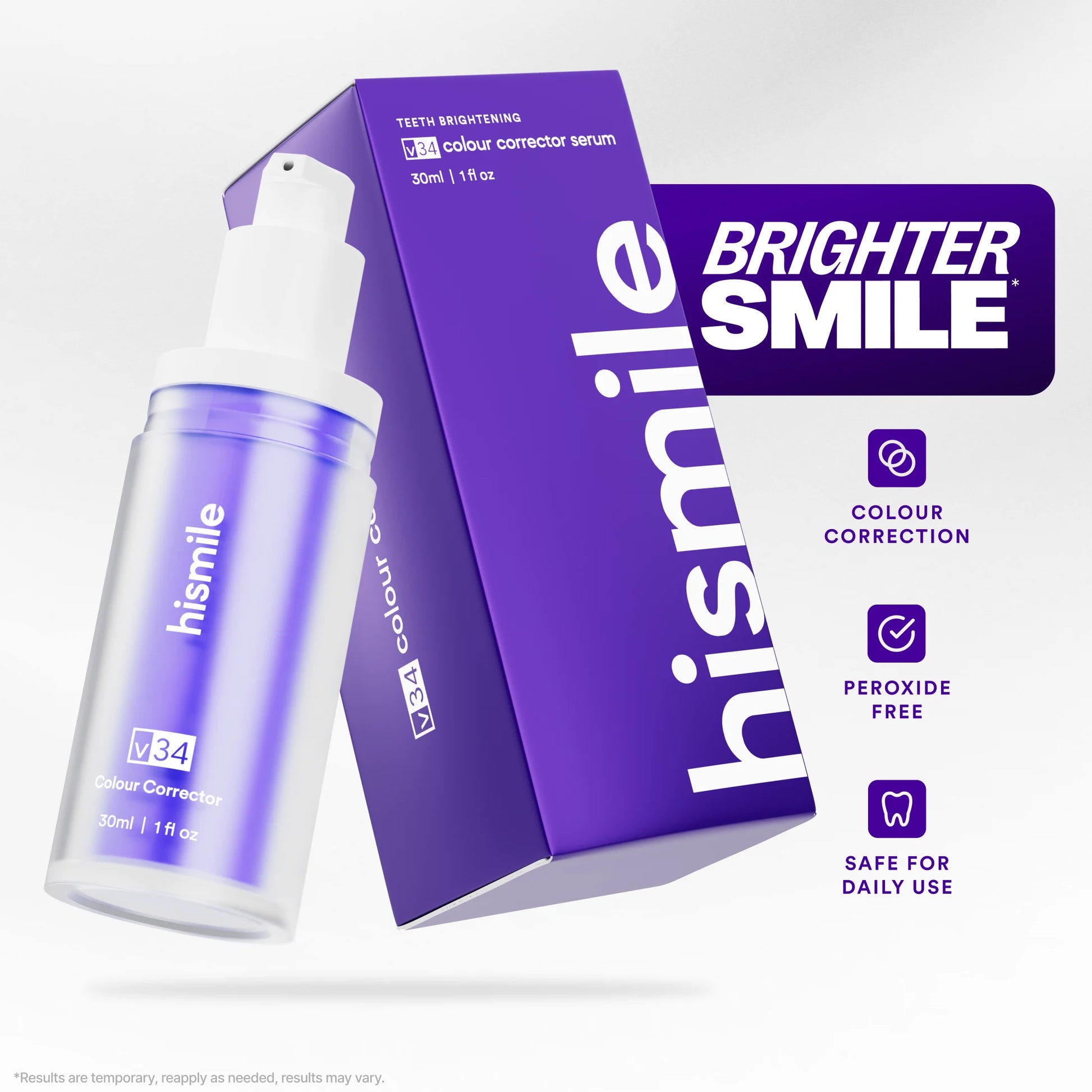 V34 Colour Corrector Serum, Teeth Whitening