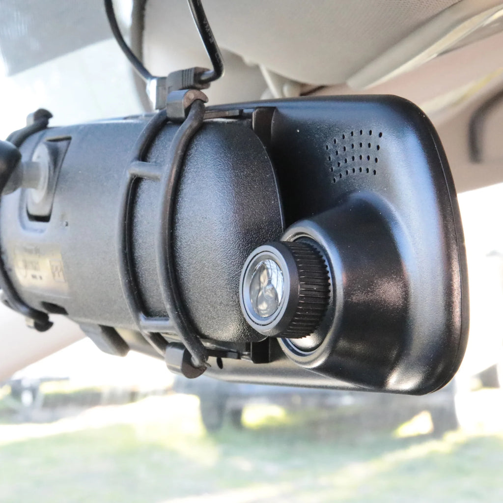 720P HD Rearview Mirror Dash and Backup Camera, 4.3 Inch LCD Screen, New Universal Design