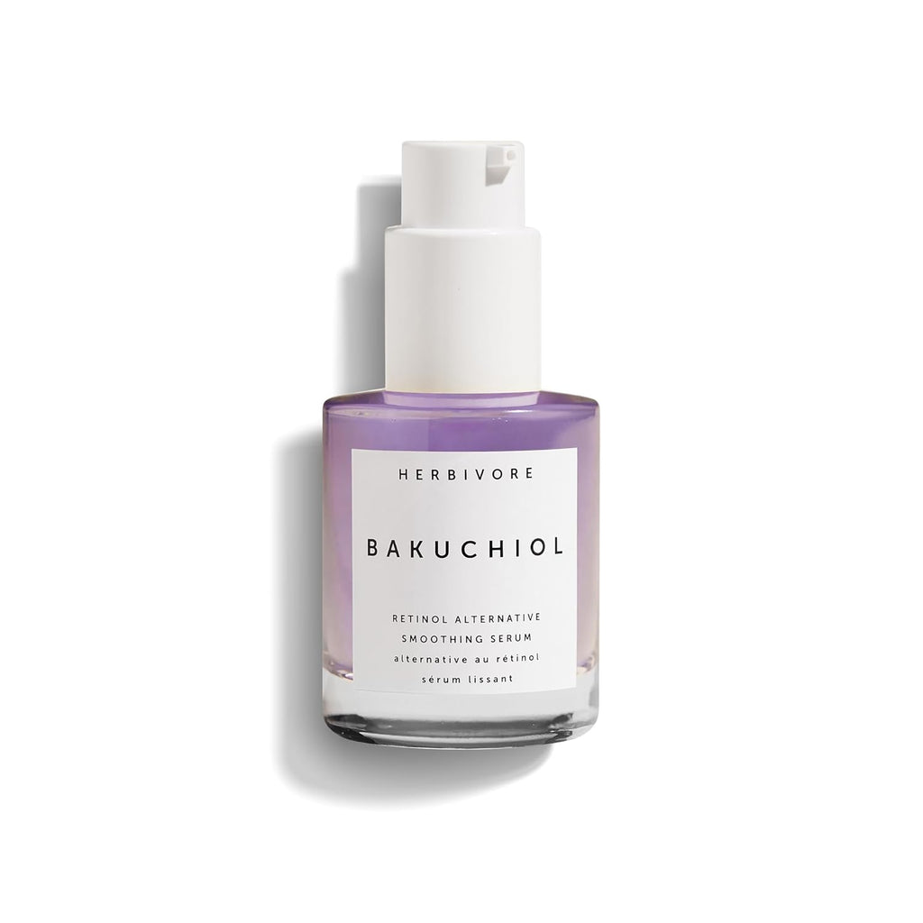 HERBIVORE Bakuchiol Retinol Alternative - Bakuchiol + Peptides, Smooths Skin, Reduces Fine Lines, Wrinkles & Puffiness, Plant-Based, Vegan, Cruelty-Free