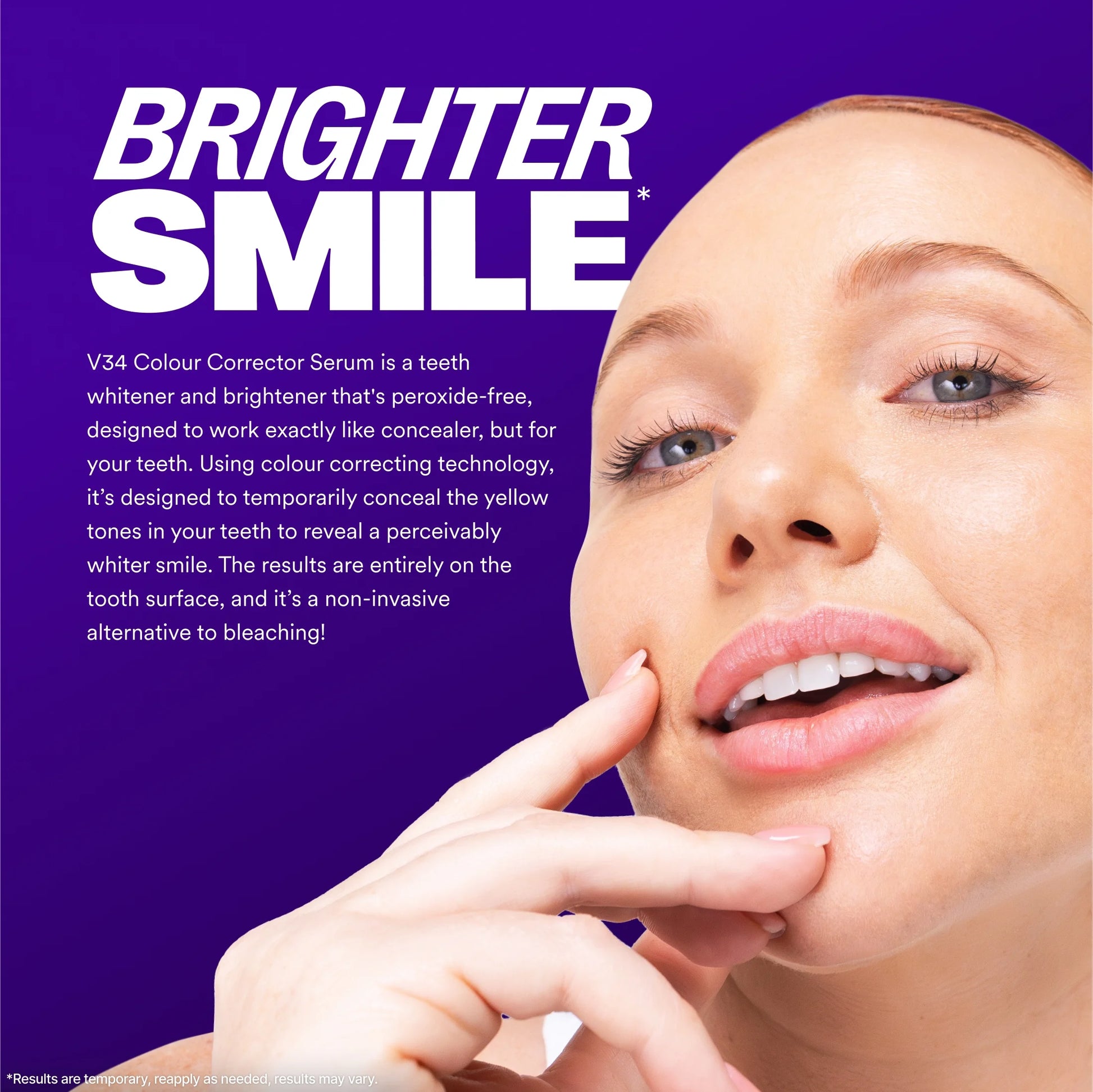 V34 Colour Corrector Serum, Teeth Whitening