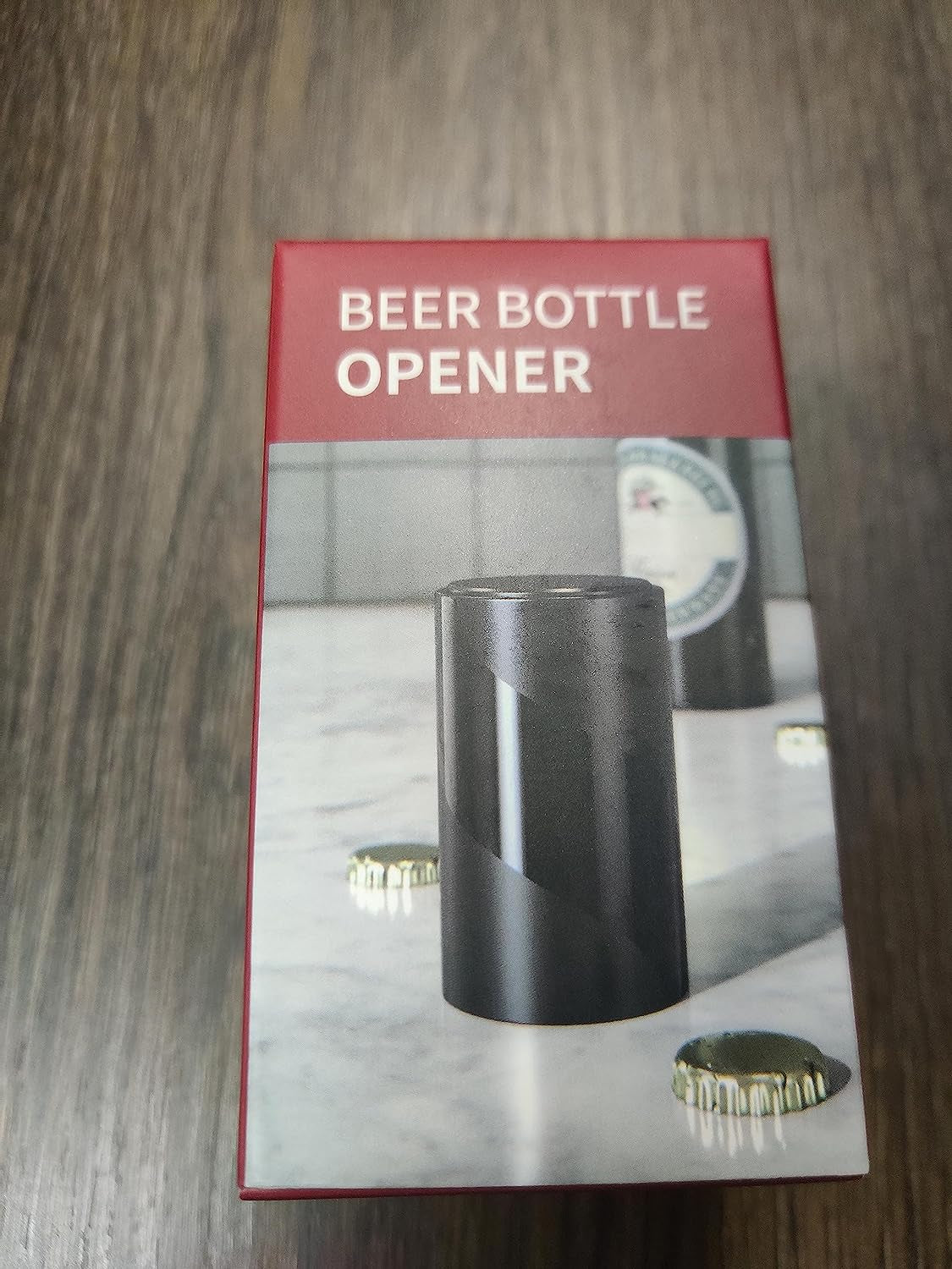Father'S Day Gift for Dad,  Push down Bottle Opener, Automatic Beer Openers, Stainless Steel Bottle Cap Mover, Funny Kitchen Gadgets, Beer Bar Accessories Gifts for Him BF, Magnetic Corkscrew