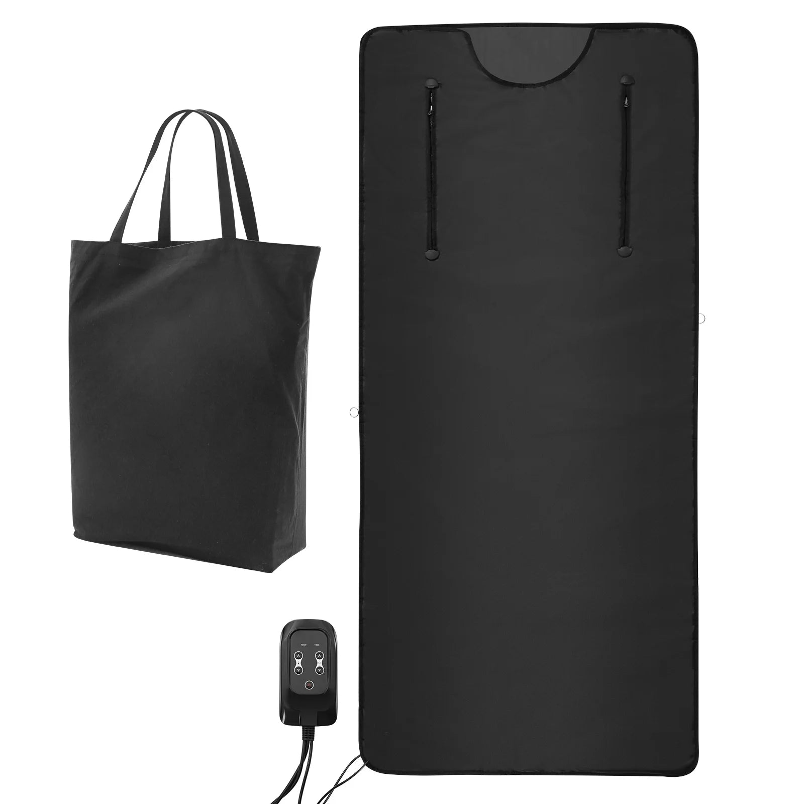 Portable Infrared Sauna Blanket, 6 Ft X 2.6 Ft, 86-158℉, Remote Control