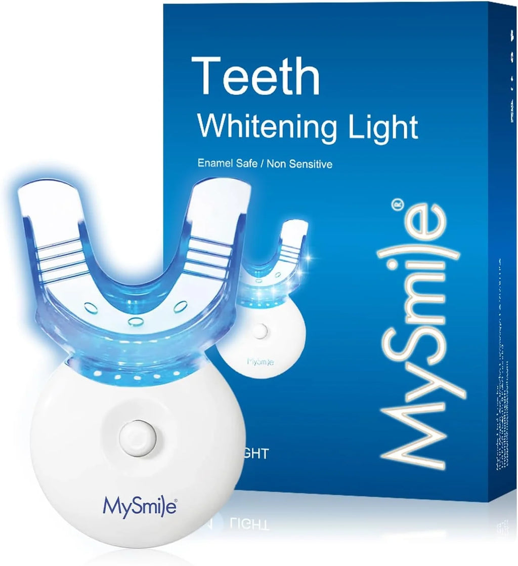 5-LED Teeth Whitening Light for Teeth Whitening Kit Accelerator with Teeth Whitening Tray Teeth Whitener, 10Min Smart Timer