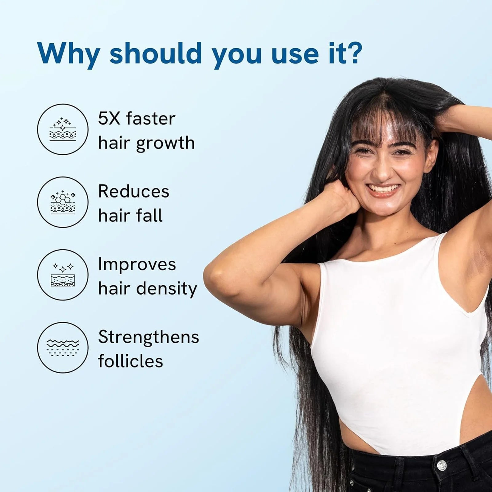 Be - Bodywise 3% Rosemary Hair Growth Serum (Roll On) | Thicker & Stronger Hair | Prevents Hair Fall & Stimulates Hair Follicles | for All Hair Types | 25Ml Makeup Organizers