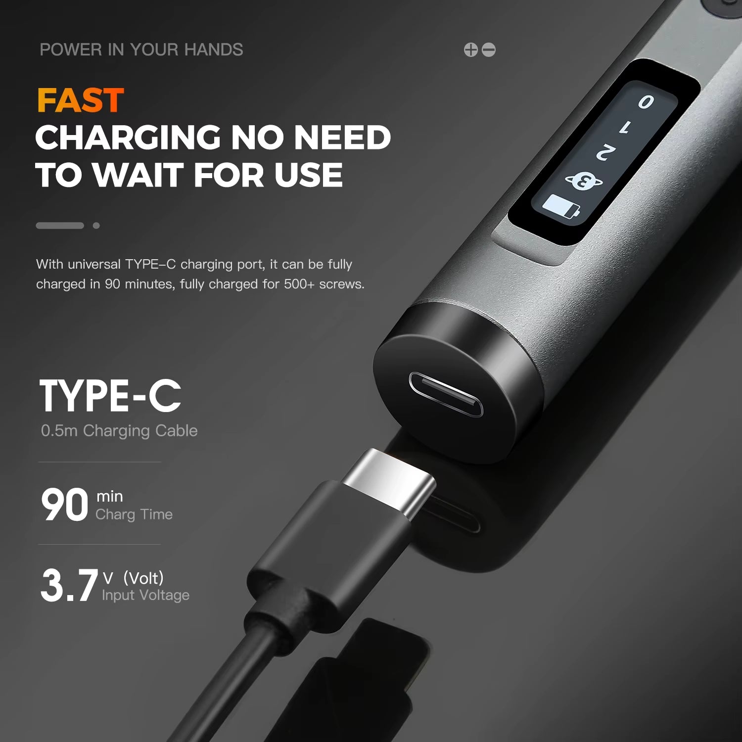 3.7V Mini Electric Screwdriver, Precision Screwdriver Set, 50-In-1 Magnetic Bits, Magnetic Storage