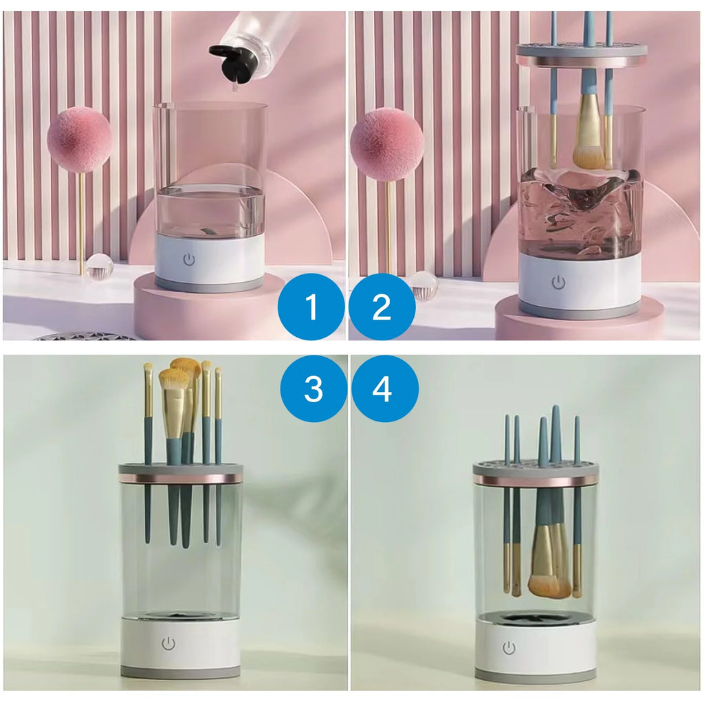 Electric Makeup Brush Cleaner, Fast Makeup Brush Cleaner Machine