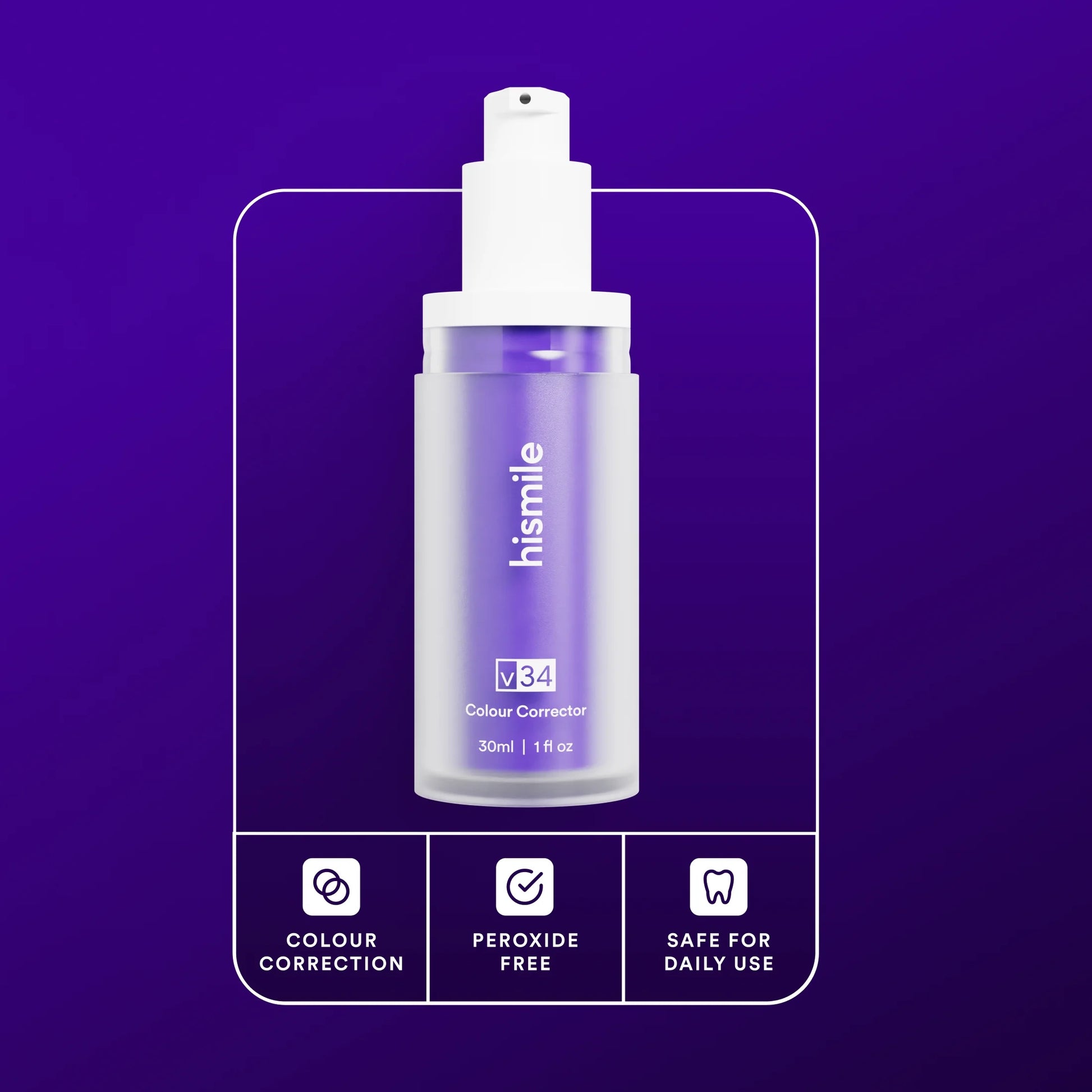 V34 Colour Corrector Serum, Teeth Whitening