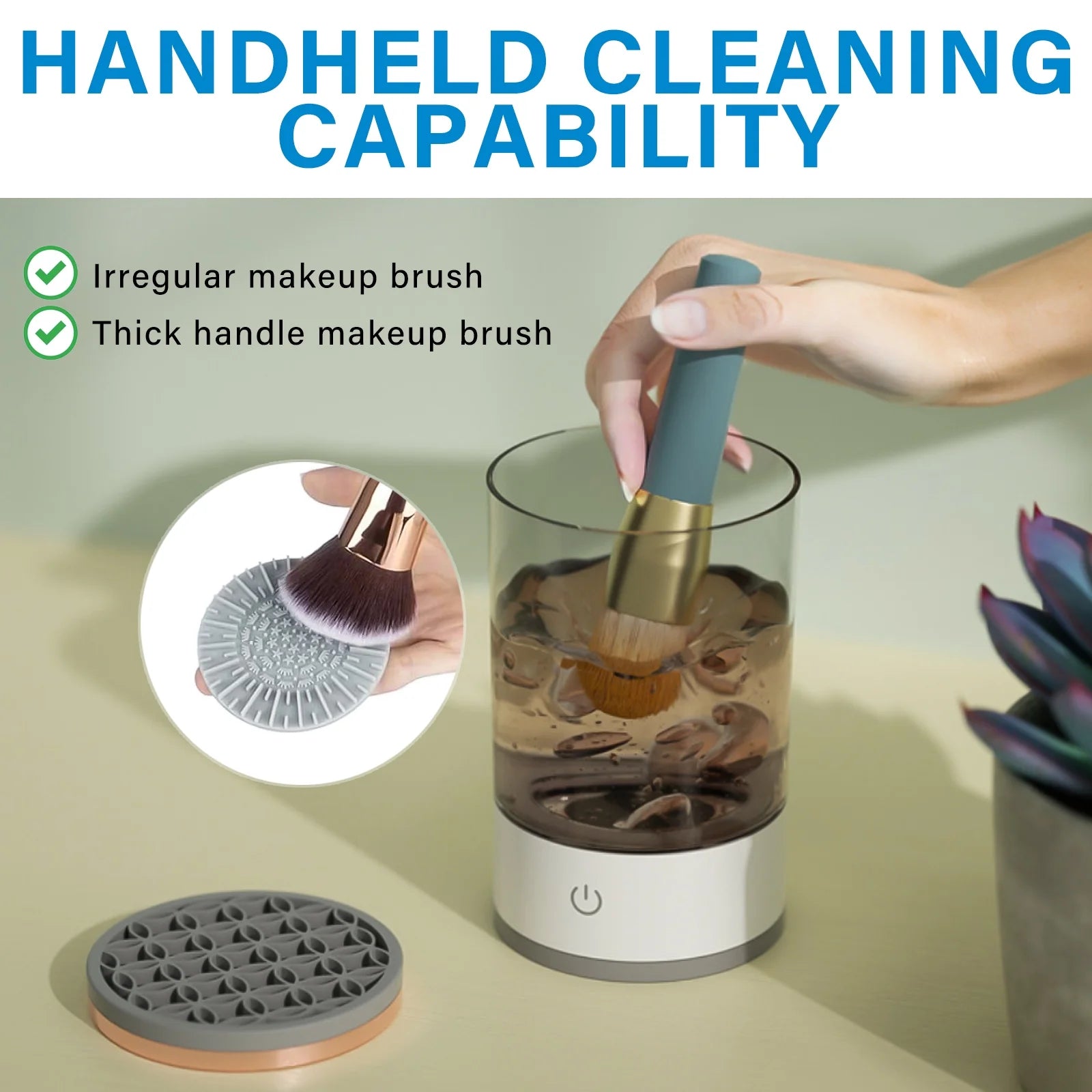 Electric Makeup Brush Cleaner, Fast Makeup Brush Cleaner Machine