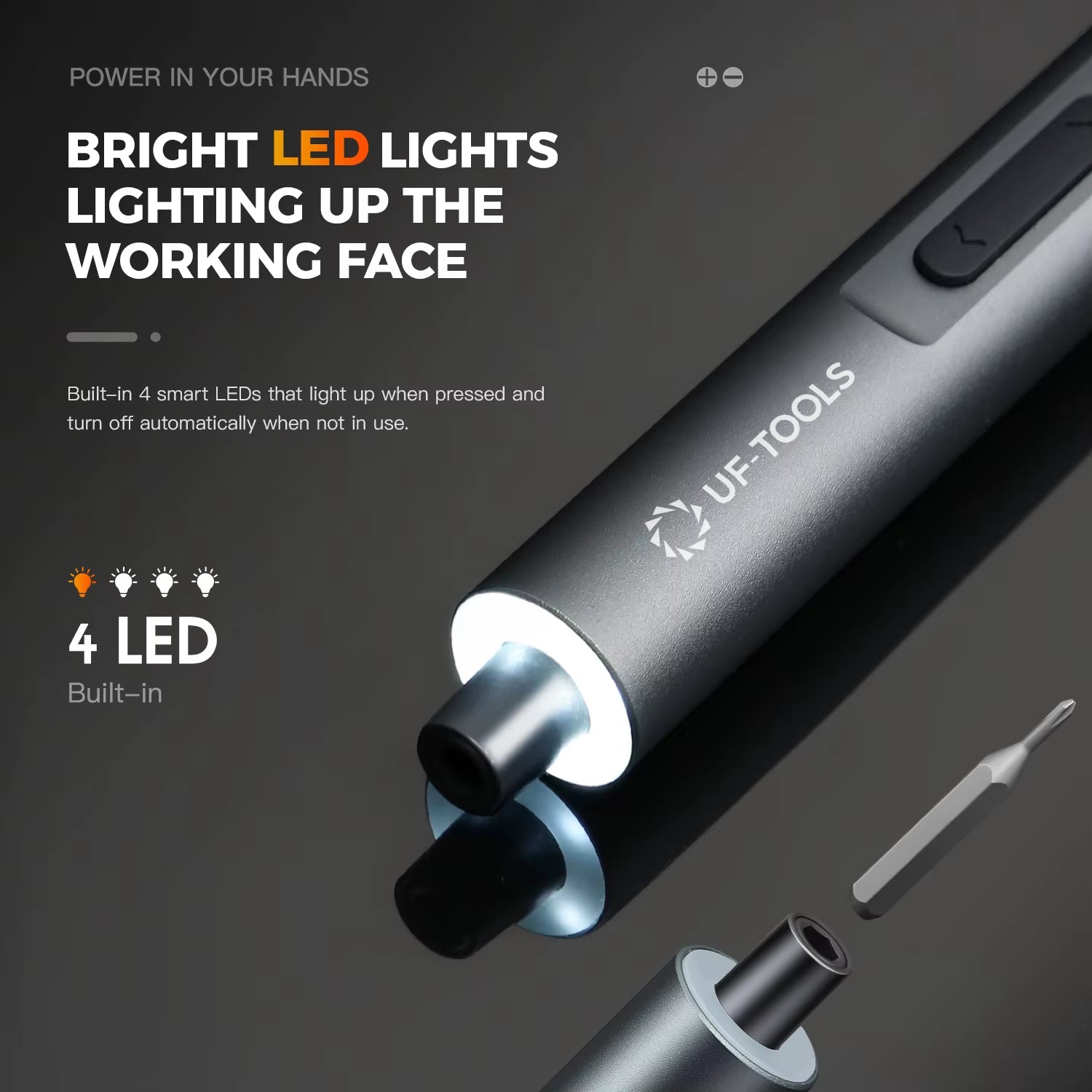 3.7V Mini Electric Screwdriver, Precision Screwdriver Set, 50-In-1 Magnetic Bits, Magnetic Storage