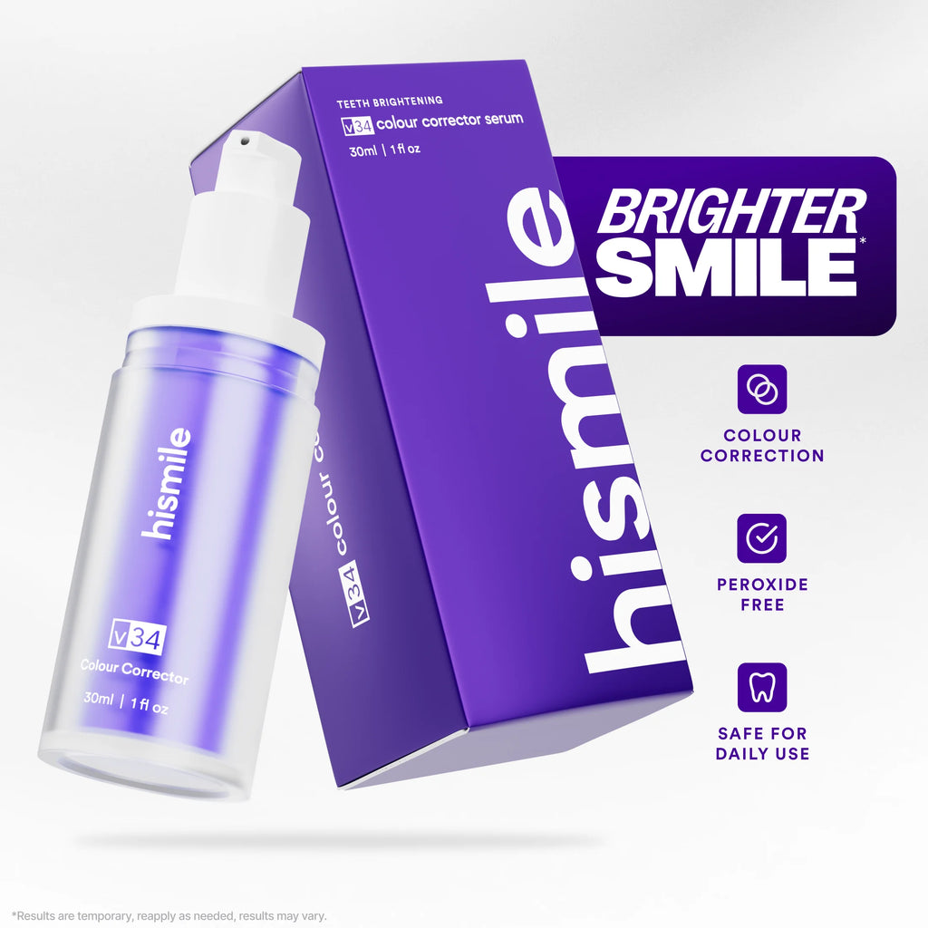 V34 Colour Corrector Serum, Teeth Whitening
