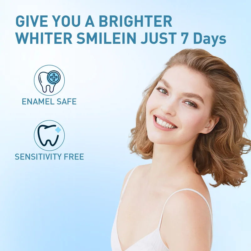 Teeth Whitening Strips with Mint Flavor, 70 Strips