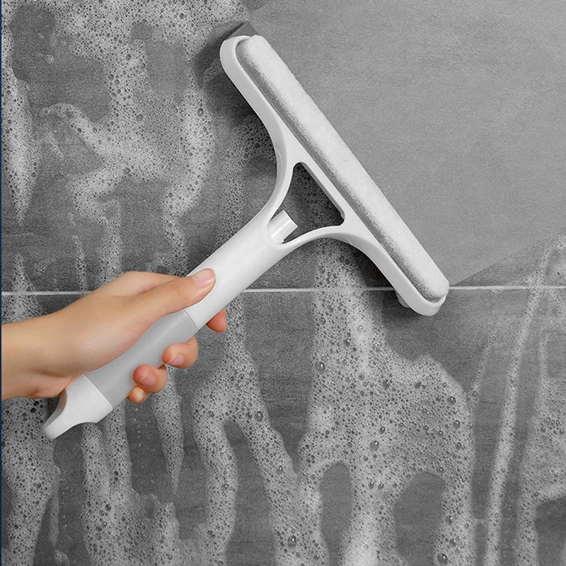 3 in 1 Glass Cleaning with Spray Bottle Wipe Shower Screen Window Tool Multi-Purpose Car Windshield Cleaner Washing Accessories
