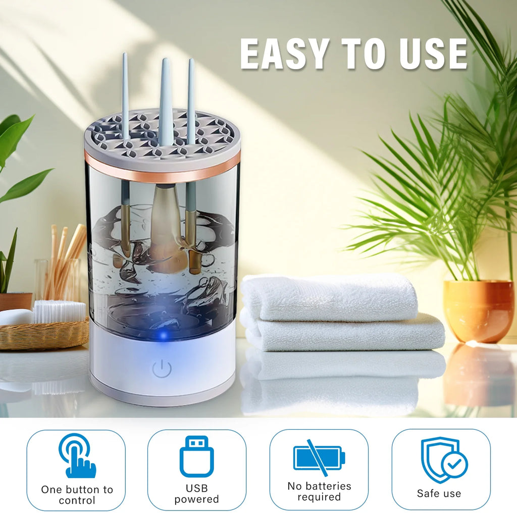 Electric Makeup Brush Cleaner, Fast Makeup Brush Cleaner Machine