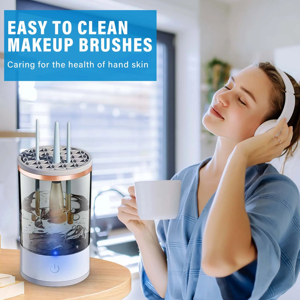 Electric Makeup Brush Cleaner, Fast Makeup Brush Cleaner Machine